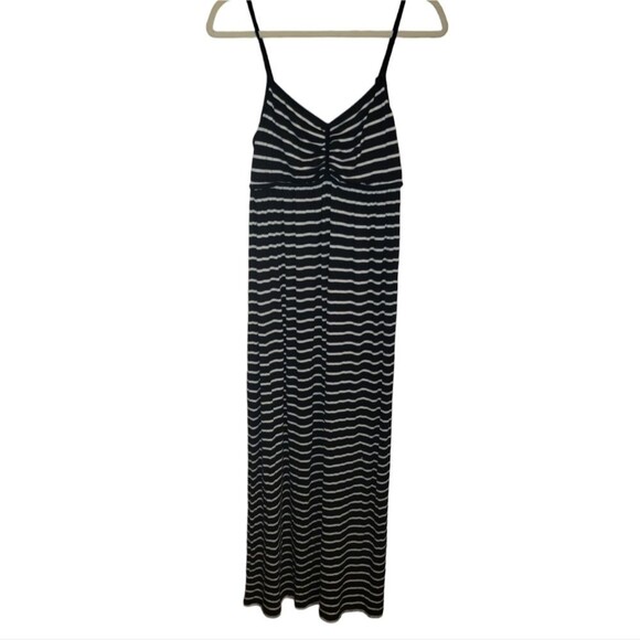 Max Studio striped summer maxi dress Medium - Picture 1 of 5
